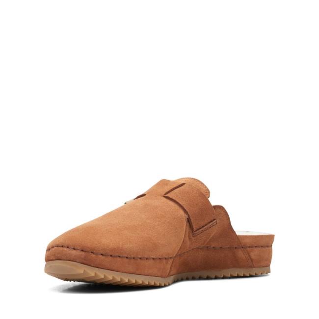 Kapcie Damskie Clarks Brookleigh Mule Brązowe | CLK280VXB