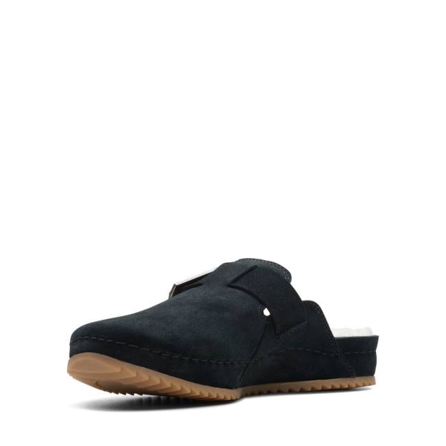 Kapcie Damskie Clarks Brookleigh Mule Czarne | CLK614DRQ