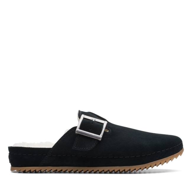 Kapcie Damskie Clarks Brookleigh Mule Czarne | CLK614DRQ