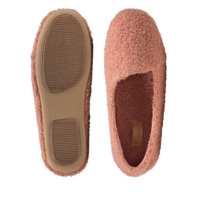 Kapcie Damskie Clarks Cozily Snug Fioletowe | CLK509LUE