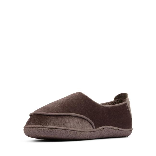 Kapcie Damskie Clarks Home Charm Fioletowe | CLK456JUS