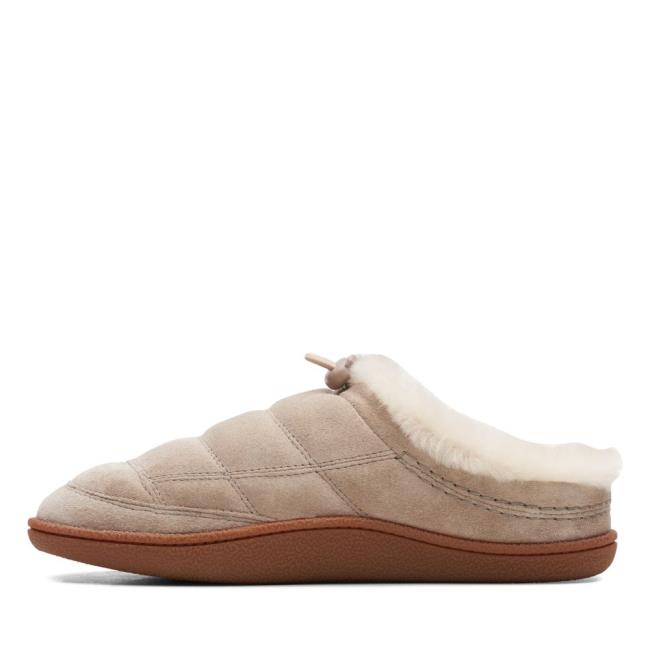 Kapcie Damskie Clarks Pilton Mule Brązowe | CLK204LPT