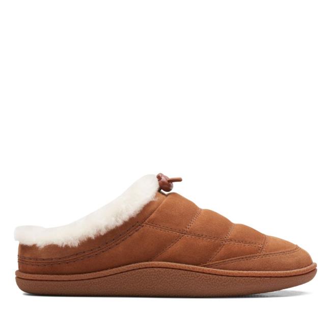 Kapcie Damskie Clarks Pilton Mule Brązowe | CLK815VQC