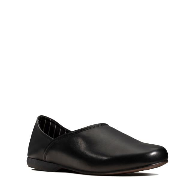 Kapcie Męskie Clarks Harston Elite Czarne | CLK802KEM