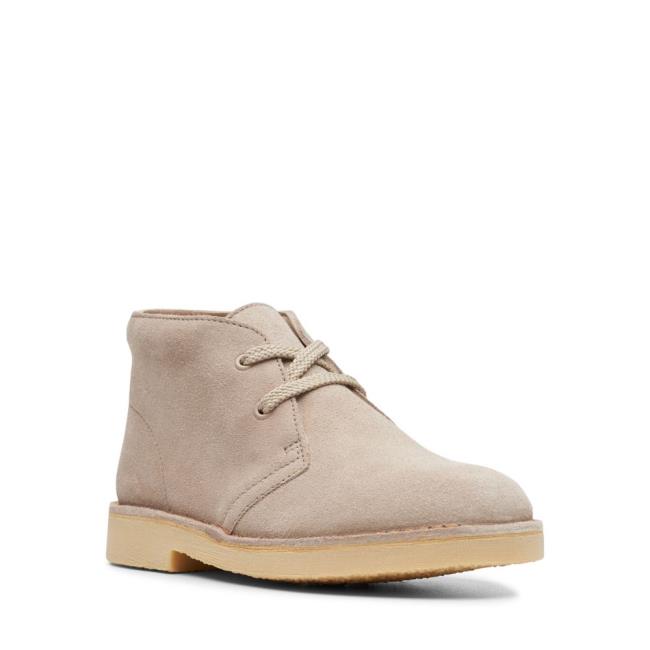 Originals Botki Chłopięce Clarks Desert Boot Brązowe | CLK309TPB