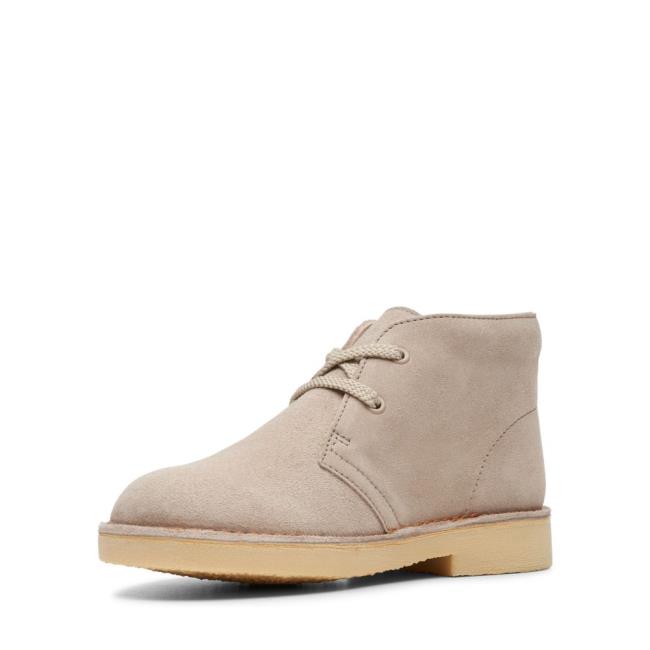 Originals Botki Chłopięce Clarks Desert Boot Brązowe | CLK309TPB