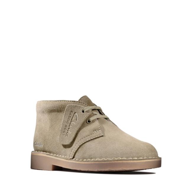 Originals Botki Chłopięce Clarks Desert Boot 2 Kid Brązowe | CLK581SDE