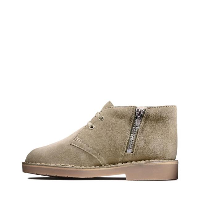 Originals Botki Chłopięce Clarks Desert Boot 2 Kid Brązowe | CLK581SDE