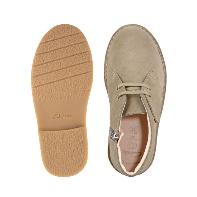 Originals Botki Chłopięce Clarks Desert Boot 2 Kid Brązowe | CLK581SDE