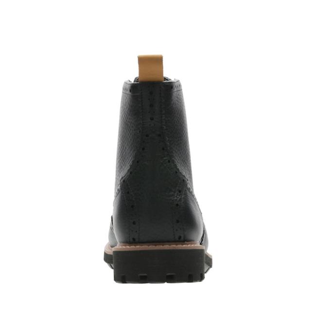 Originals Botki Męskie Clarks Batcombe Lord Czarne | CLK310DMR