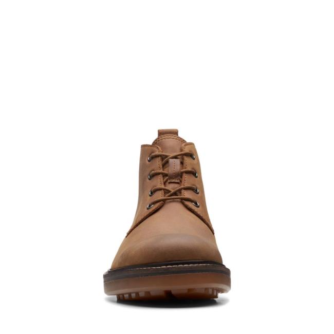 Originals Botki Męskie Clarks Chard Mid Ciemny Brązowe | CLK782DAP