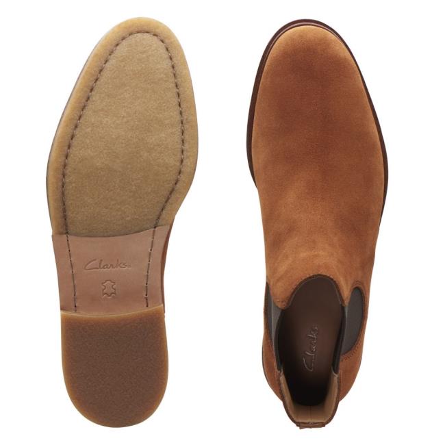 Originals Botki Męskie Clarks Clarkdale Gobi Ciemny Brązowe | CLK869OYI