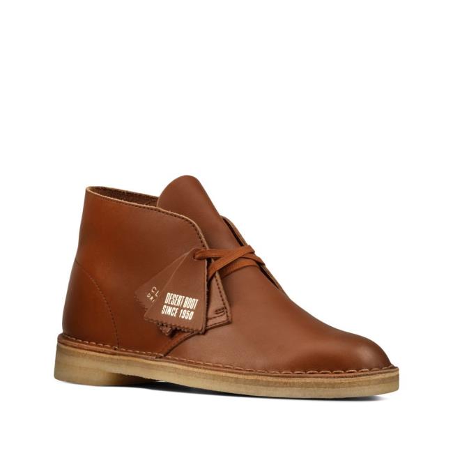 Originals Botki Męskie Clarks Desert Boot Ciemny Brązowe | CLK130ITD