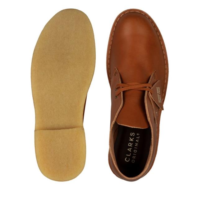 Originals Botki Męskie Clarks Desert Boot Ciemny Brązowe | CLK130ITD