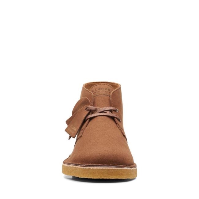 Originals Botki Męskie Clarks Desert Boot Brązowe | CLK389BDG