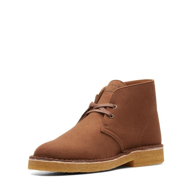 Originals Botki Męskie Clarks Desert Boot Brązowe | CLK389BDG