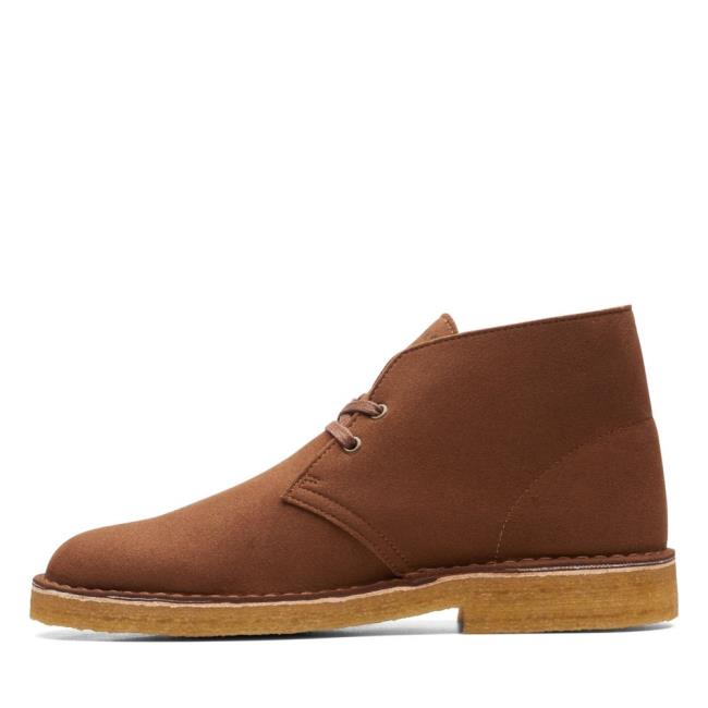 Originals Botki Męskie Clarks Desert Boot Brązowe | CLK389BDG