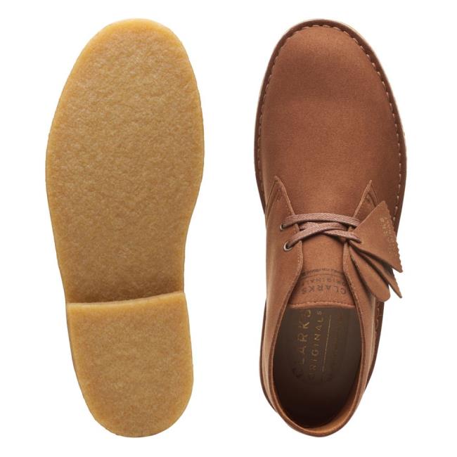 Originals Botki Męskie Clarks Desert Boot Brązowe | CLK389BDG