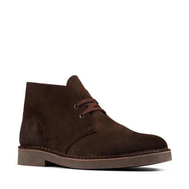 Originals Botki Męskie Clarks Desert Boot 2 Ciemny Brązowe | CLK497LJP