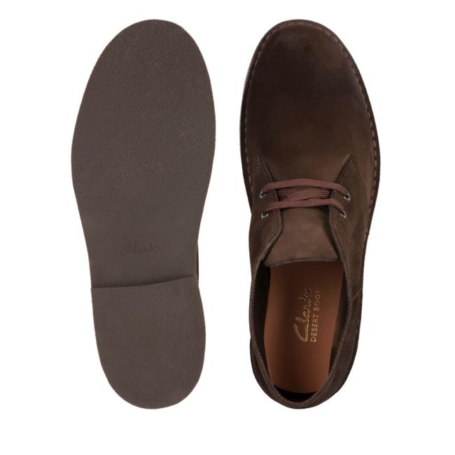 Originals Botki Męskie Clarks Desert Boot 2 Ciemny Brązowe | CLK497LJP