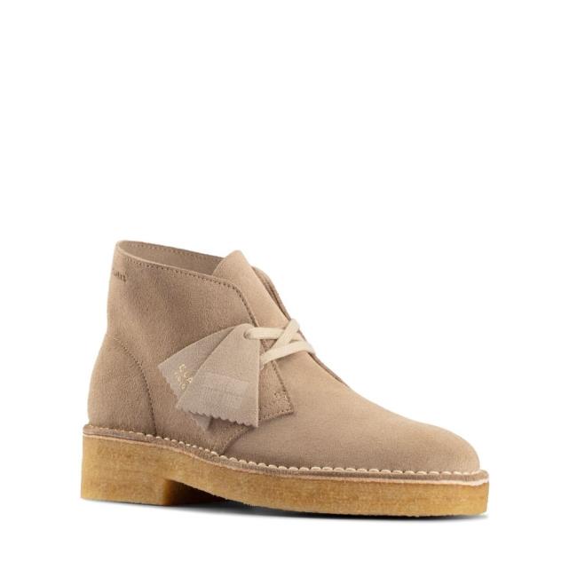 Originals Botki Męskie Clarks Desert Boot 221 Brązowe | CLK895HVC