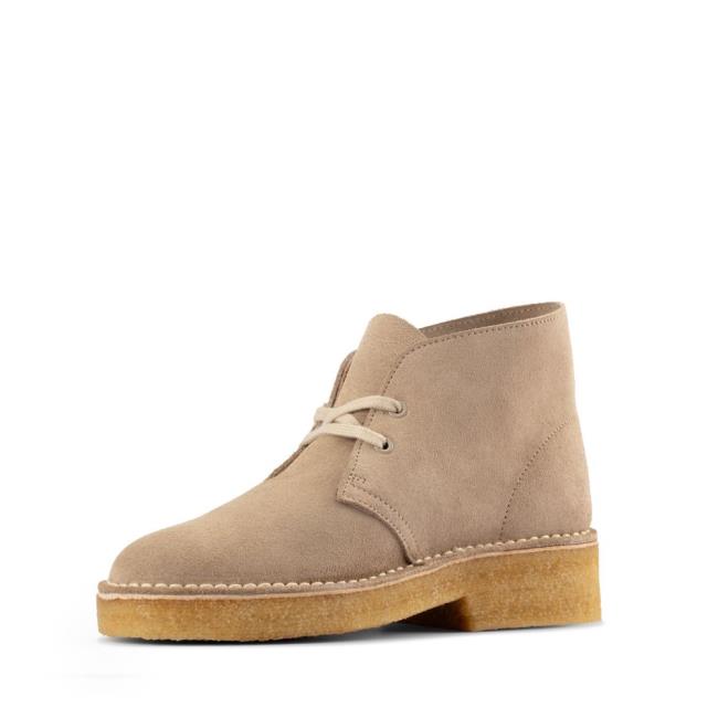 Originals Botki Męskie Clarks Desert Boot 221 Brązowe | CLK895HVC