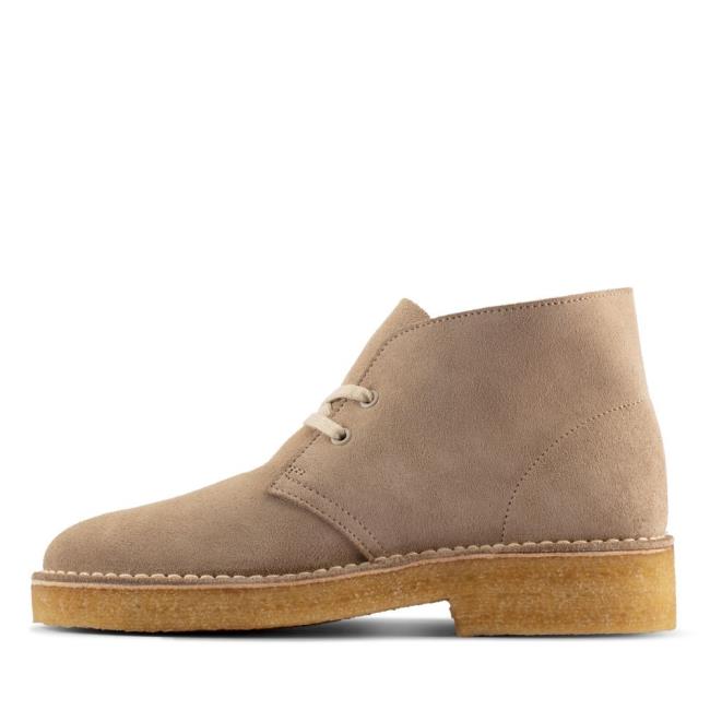 Originals Botki Męskie Clarks Desert Boot 221 Brązowe | CLK895HVC