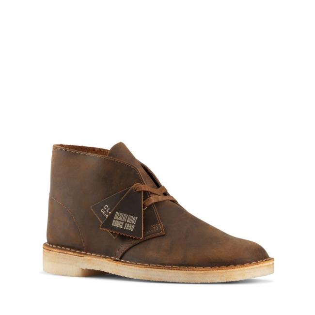 Originals Botki Męskie Clarks Desert Boot Brązowe | CLK953JXN