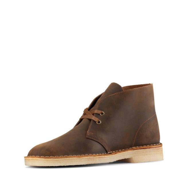 Originals Botki Męskie Clarks Desert Boot Brązowe | CLK953JXN