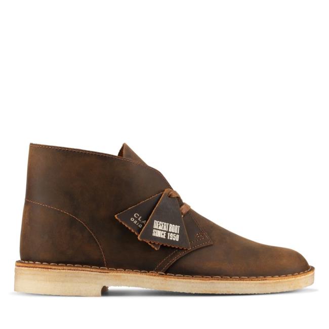 Originals Botki Męskie Clarks Desert Boot Brązowe | CLK953JXN