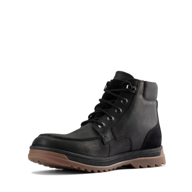 Originals Botki Męskie Clarks Ripway Hi GTX Czarne | CLK769SEP