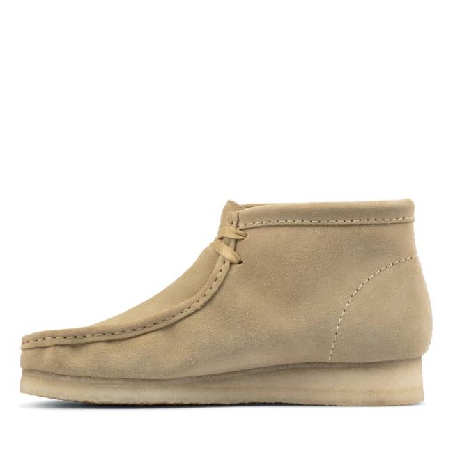 Originals Botki Męskie Clarks Wallabee Boot Brązowe | CLK125XWK