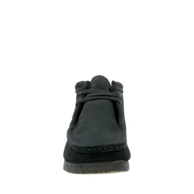 Originals Botki Męskie Clarks Wallabee Boot Czarne | CLK256KXS