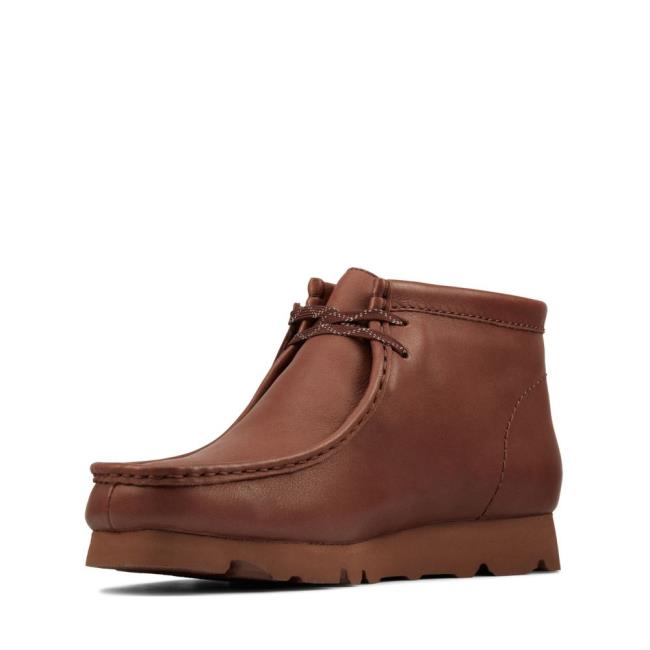 Originals Botki Męskie Clarks Wallabee Boot GORE-TEX Ciemny Brązowe | CLK647HXR