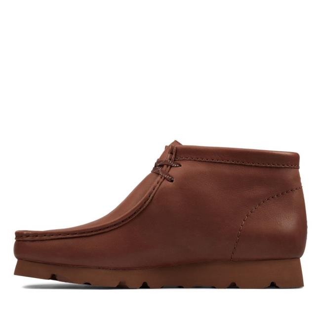 Originals Botki Męskie Clarks Wallabee Boot GORE-TEX Ciemny Brązowe | CLK647HXR