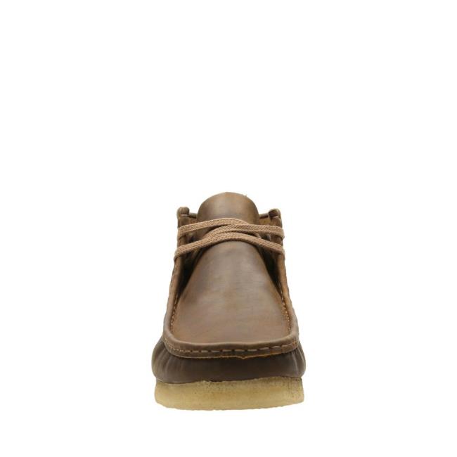 Originals Botki Męskie Clarks Wallabee Boot Brązowe | CLK765AKQ