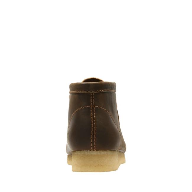 Originals Botki Męskie Clarks Wallabee Boot Brązowe | CLK765AKQ