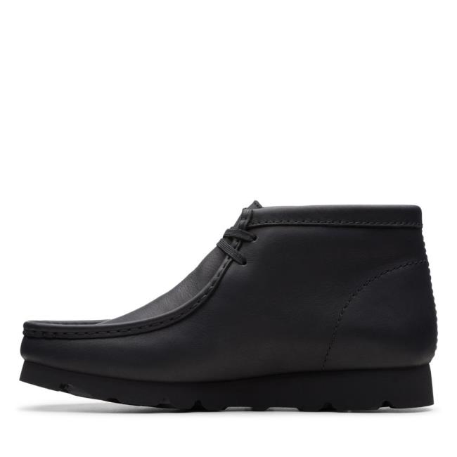 Originals Botki Męskie Clarks Wallabee Boot GORE-TEX Czarne | CLK890CLN