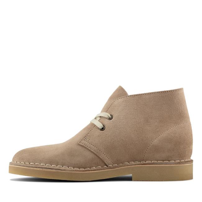 Pustynne Buty Damskie Clarks Desert Boot 2 Brązowe | CLK402RQJ