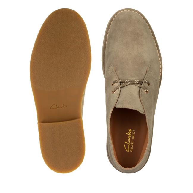 Pustynne Buty Męskie Clarks Desert Boot 2 Oliwkowe | CLK046RFI