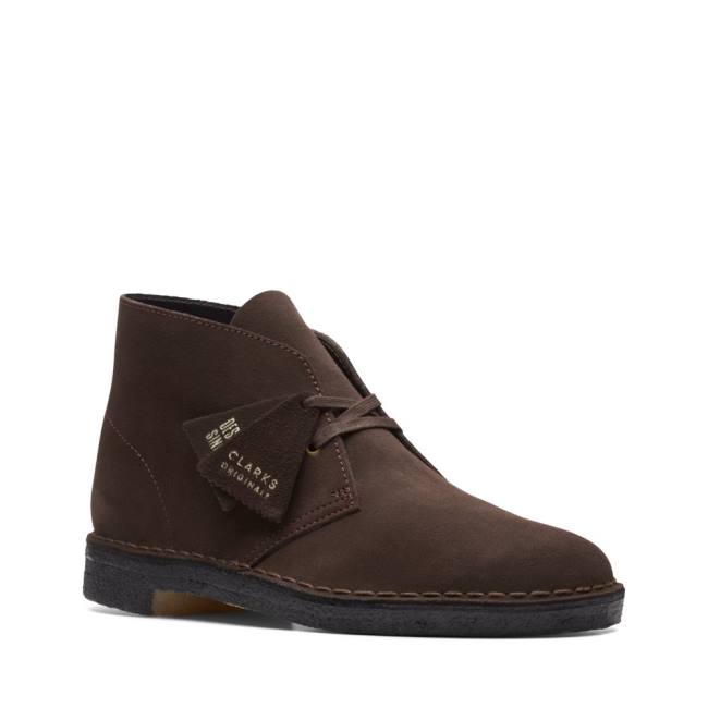 Pustynne Buty Męskie Clarks Desert Boot Klasyczne Brązowe | CLK081KBP