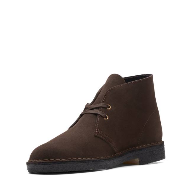 Pustynne Buty Męskie Clarks Desert Boot Klasyczne Brązowe | CLK081KBP