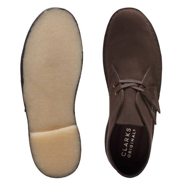 Pustynne Buty Męskie Clarks Desert Boot Klasyczne Brązowe | CLK081KBP