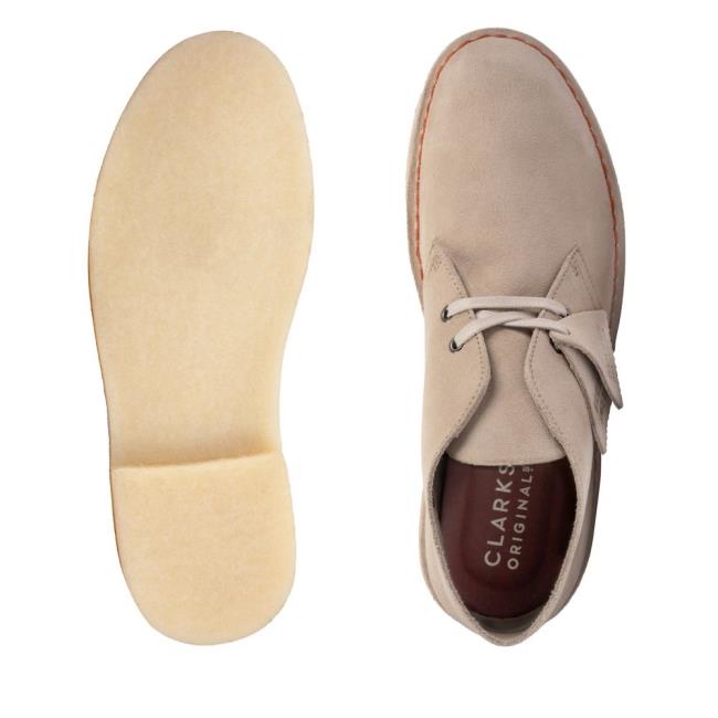 Pustynne Buty Męskie Clarks Desert Boot Brązowe | CLK241SNB