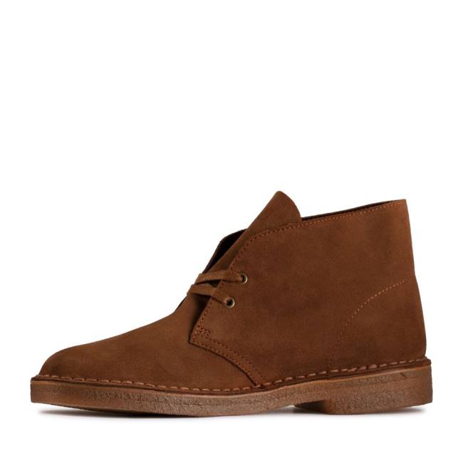 Pustynne Buty Męskie Clarks Desert Boot Klasyczne Cola Suede | CLK571KCU