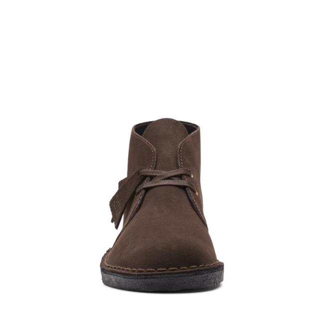 Pustynne Buty Męskie Clarks Desert Boot Brązowe | CLK675CTL