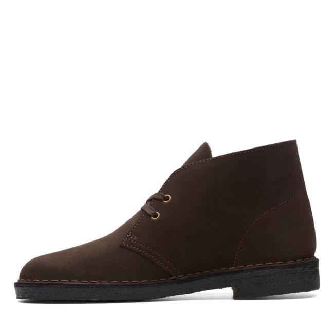 Pustynne Buty Męskie Clarks Desert Boot Brązowe | CLK675CTL