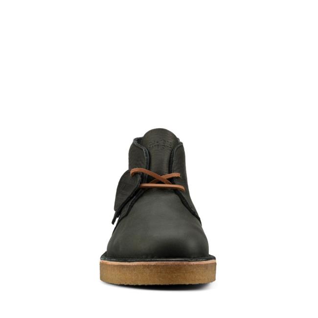 Pustynne Buty Męskie Clarks Desert Boot 221 Czarne Beżowe | CLK680QHK