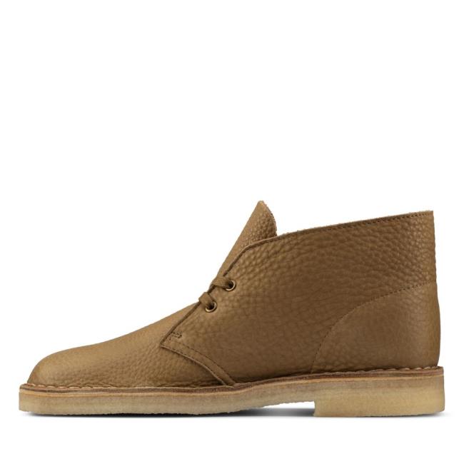 Pustynne Buty Męskie Clarks Desert Boot Ciemny Oliwkowe | CLK742IGB