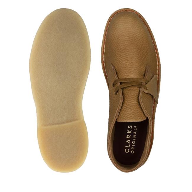 Pustynne Buty Męskie Clarks Desert Boot Ciemny Oliwkowe | CLK742IGB